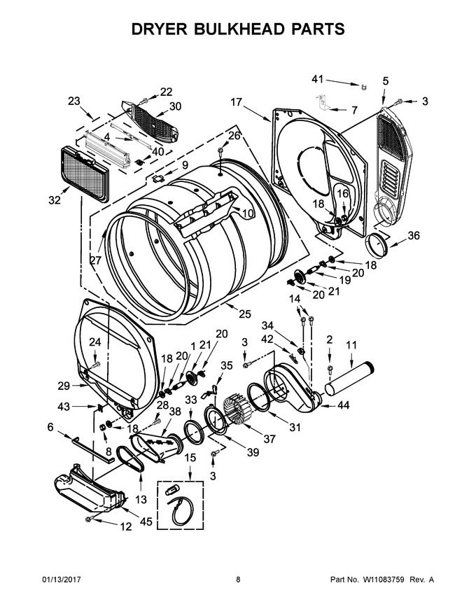Diagram for WGT4027EW1
