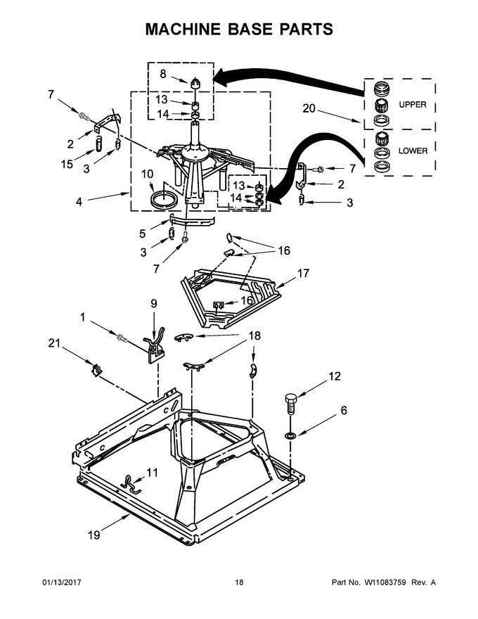 Diagram for WGT4027EW1