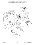 Diagram for 04 - Refrigerator Liner Parts