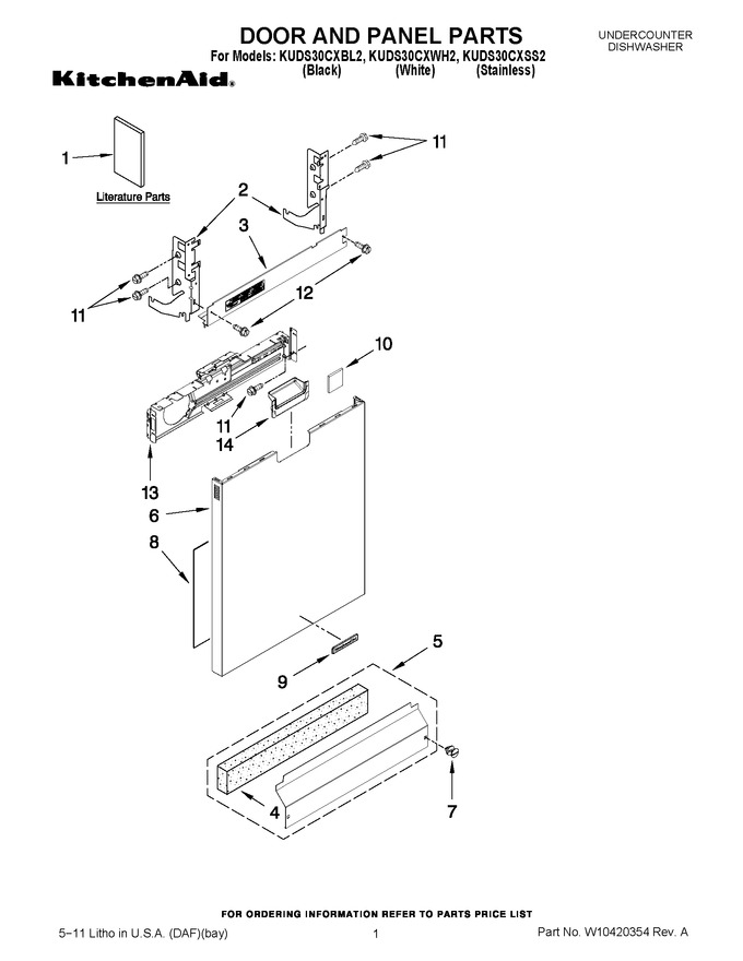 Diagram for KUDS30CXBL2