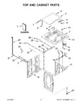 Diagram for 02 - Top And Cabinet Parts