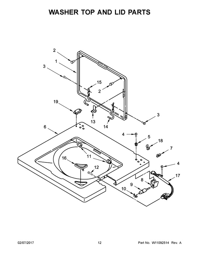 Diagram for WGTLV27FW0