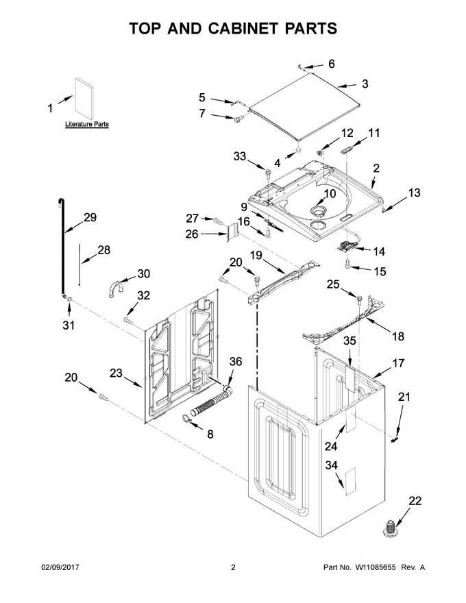 Diagram for WTW8500DR3