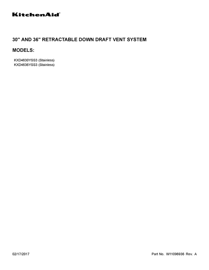 Diagram for KXD4636YSS3