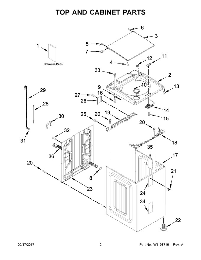 Diagram for WTW7300DW2