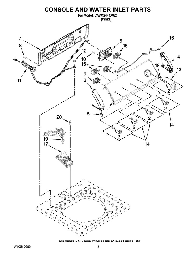 Diagram for CAW12444XW2