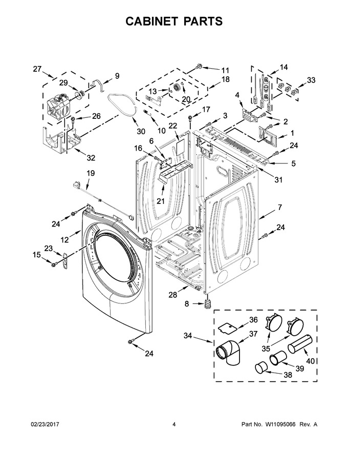 Diagram for WED7540FW0