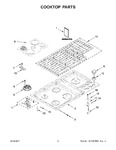 Diagram for 02 - Cooktop Parts
