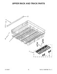 Diagram for 09 - Upper Rack And Track Parts