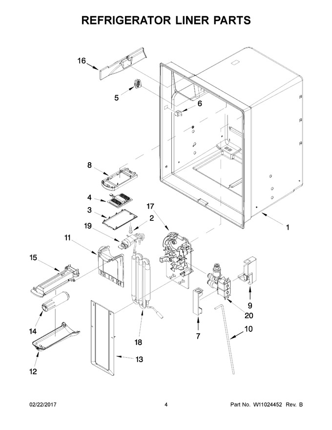 Diagram for WRX735SDBM03