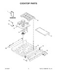 Diagram for 02 - Cooktop Parts