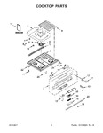 Diagram for 02 - Cooktop Parts