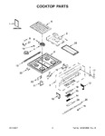 Diagram for 02 - Cooktop Parts