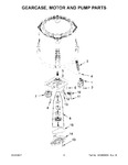 Diagram for 05 - Gearcase, Motor And Pump Parts