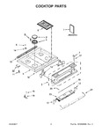 Diagram for 02 - Cooktop Parts
