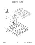 Diagram for 02 - Cooktop Parts