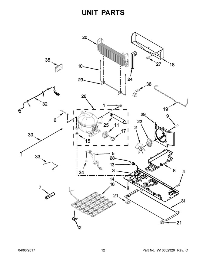 Diagram for WRF736SDAB14