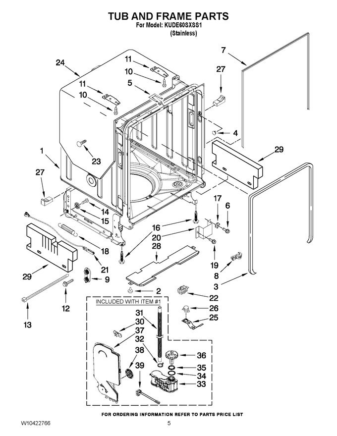 Diagram for KUDE60SXSS1