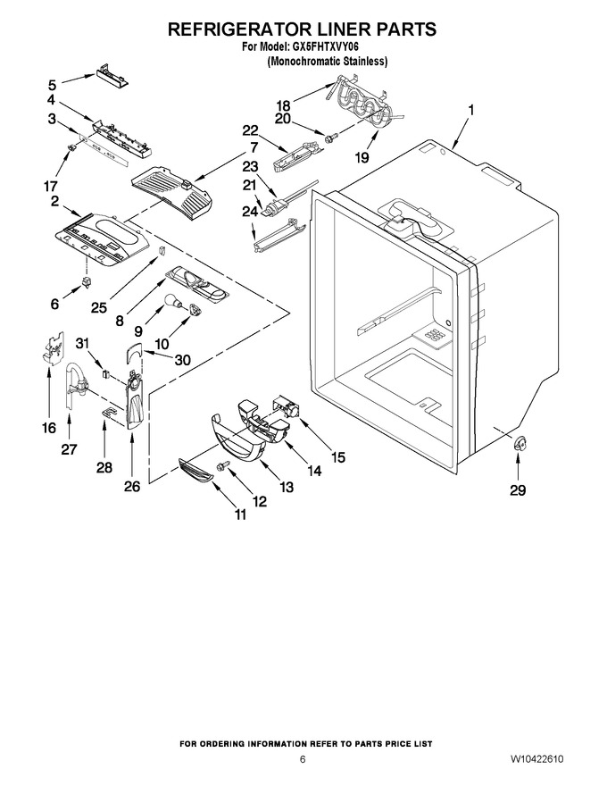 Diagram for GX5FHTXVY06