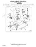 Diagram for 16 - 3402856 Burner Assembly