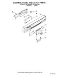 Diagram for 02 - Control Panel And Latch Parts