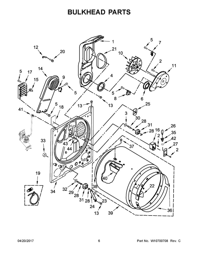 Diagram for WED49STBW0