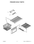 Diagram for 08 - Freezer Shelf Parts