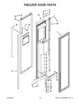Diagram for 10 - Freezer Door Parts