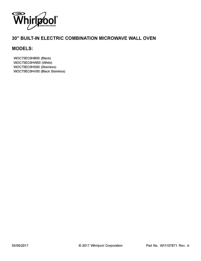 Diagram for WOC75EC0HS00