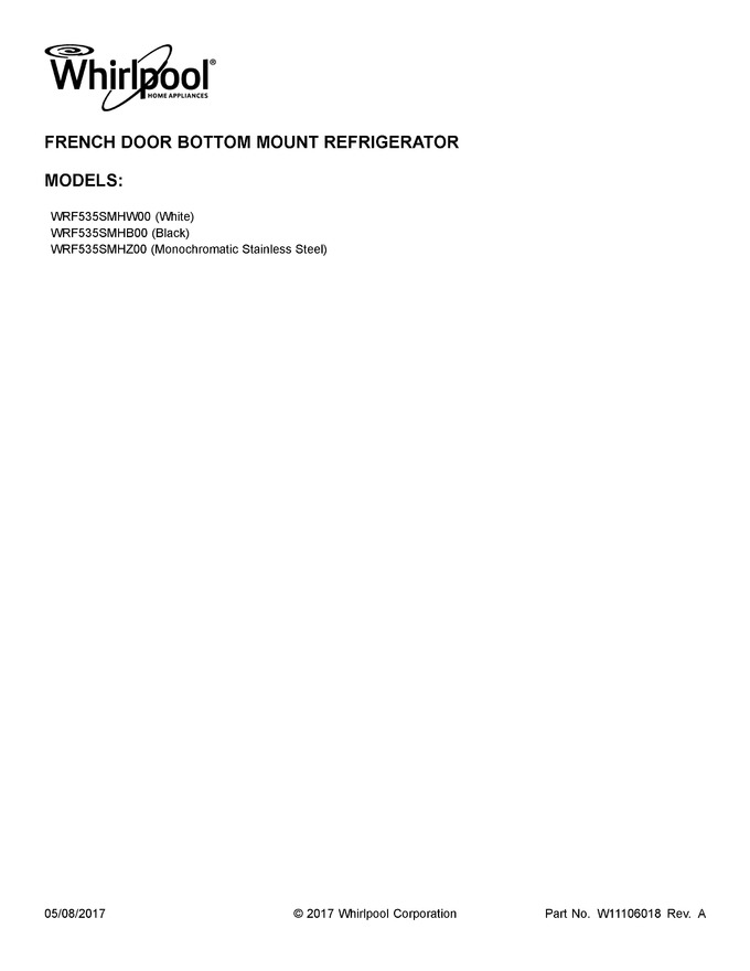 Diagram for WRF535SMHW00