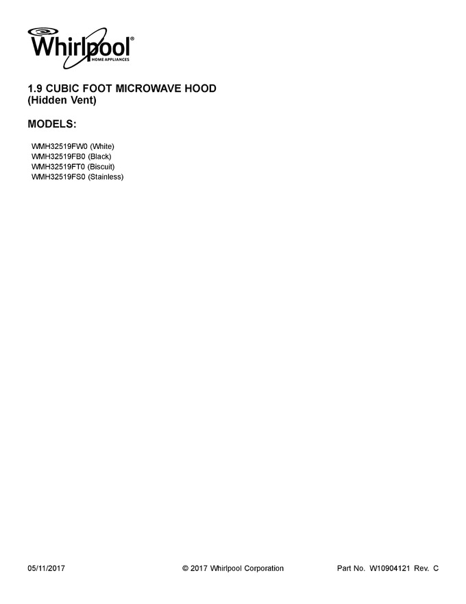 Diagram for WMH32519FT0