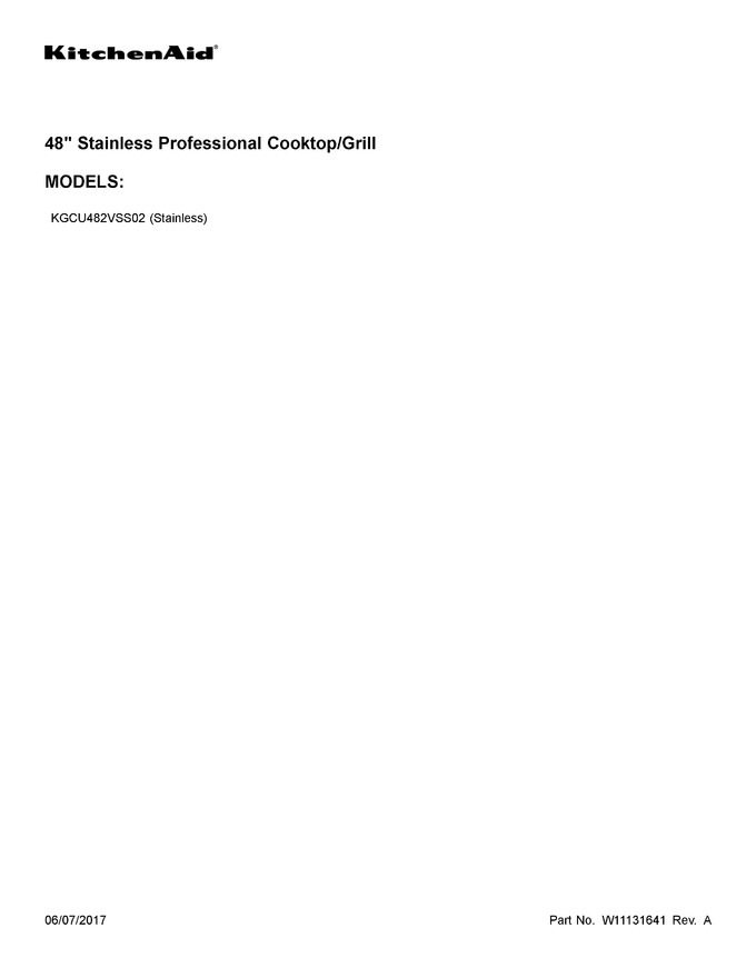 Diagram for KGCU482VSS02