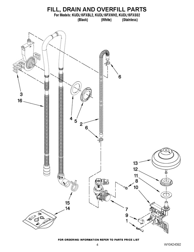 Diagram for KUDL15FXWH2