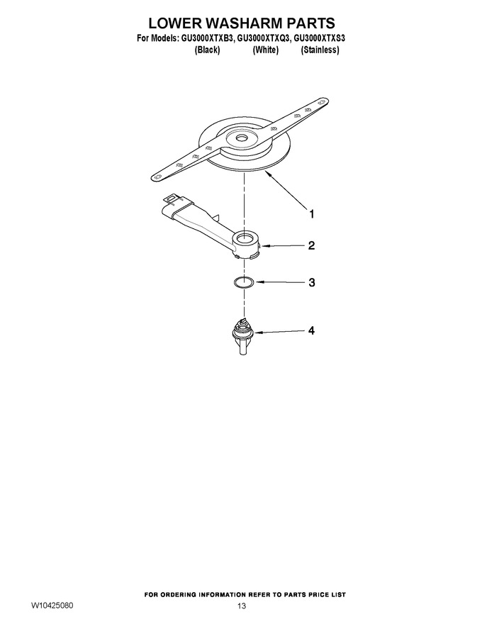 Diagram for GU3000XTXS3