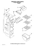 Diagram for 04 - Freezer Liner Parts