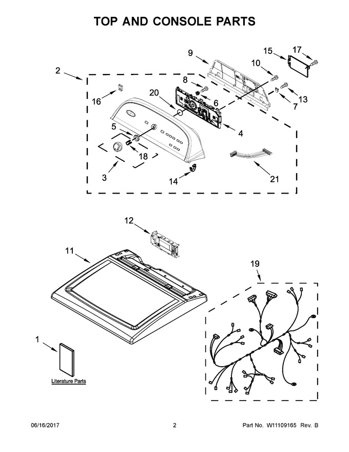 Diagram for 4GWED5500YW3