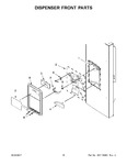 Diagram for 09 - Dispenser Front Parts