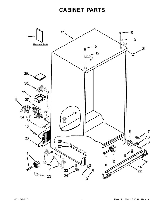 Diagram for WRS586FLDW03