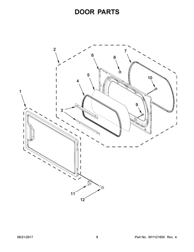 Diagram for YWED7500GW0