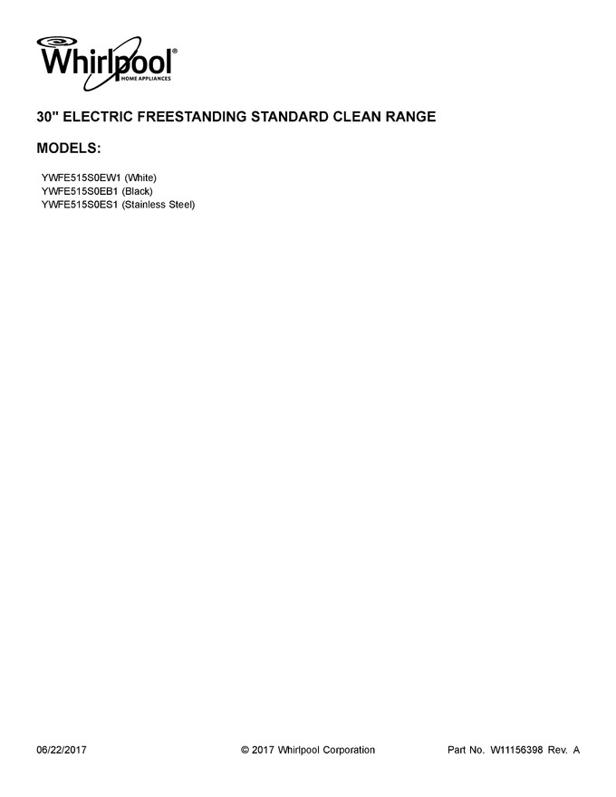 Diagram for YWFE515S0EW1