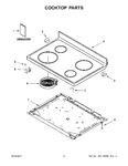 Diagram for 02 - Cooktop Parts