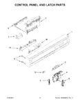 Diagram for 03 - Control Panel And Latch Parts