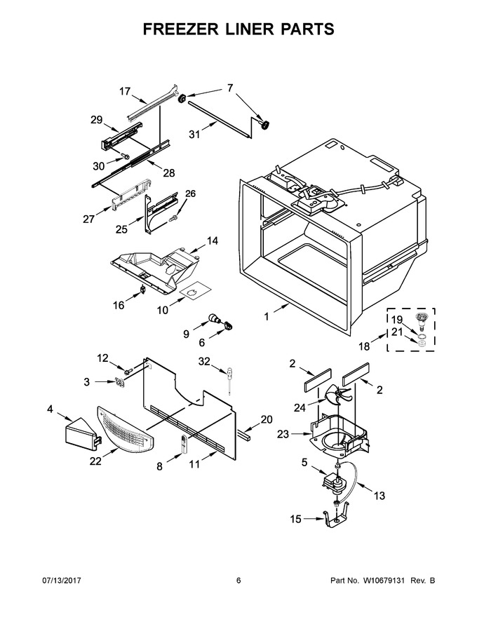 Diagram for WRF535SWBM00