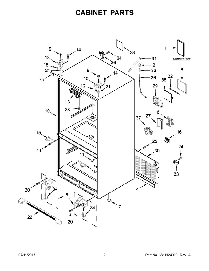 Diagram for WRF540CWHW00