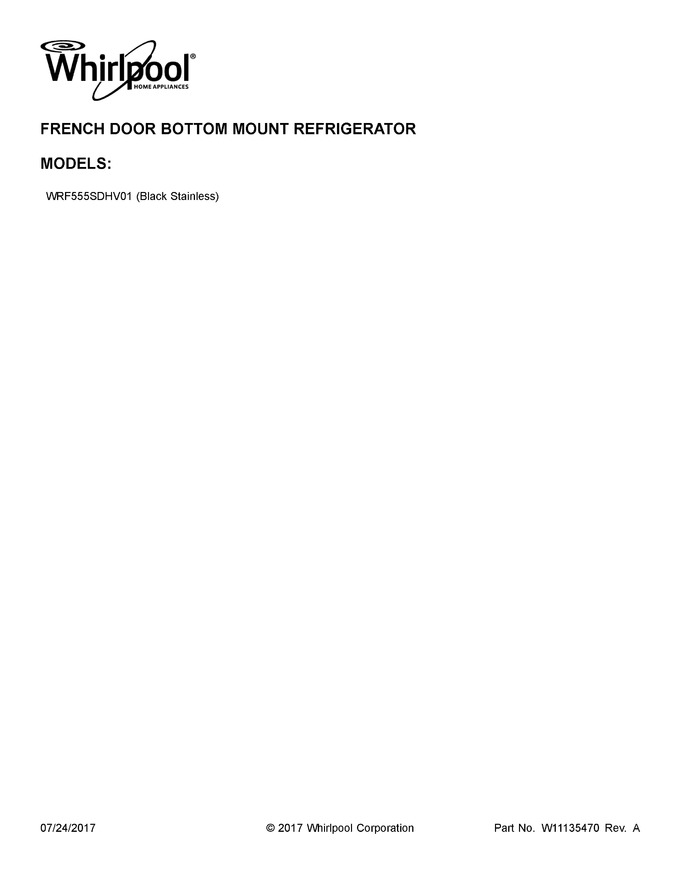 Diagram for WRF555SDHV01