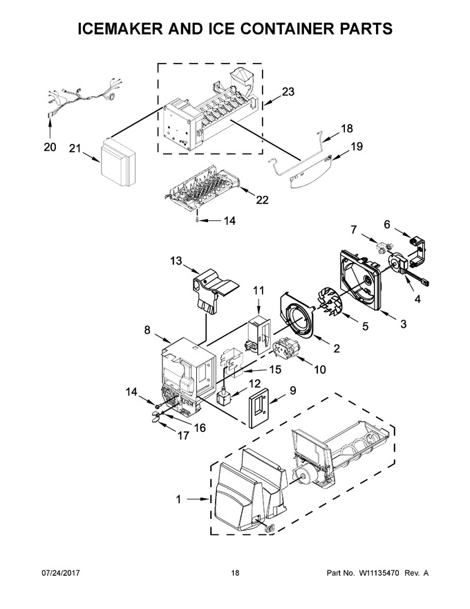 Diagram for WRF555SDHV01