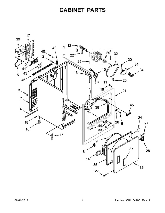 Diagram for WED7000DW2