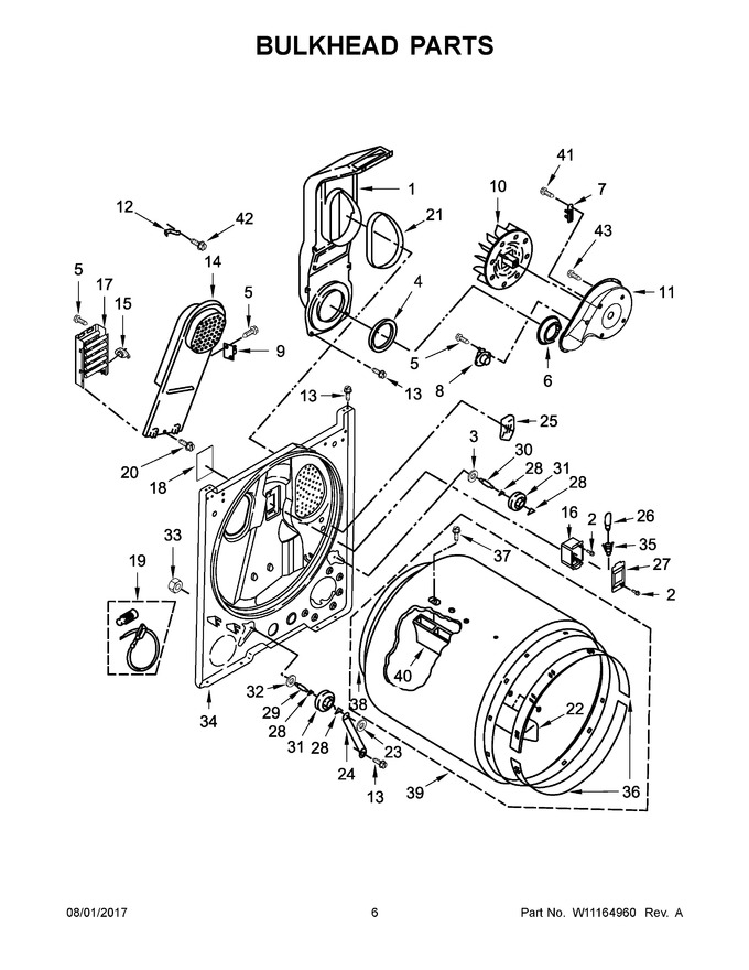 Diagram for WED7000DW2