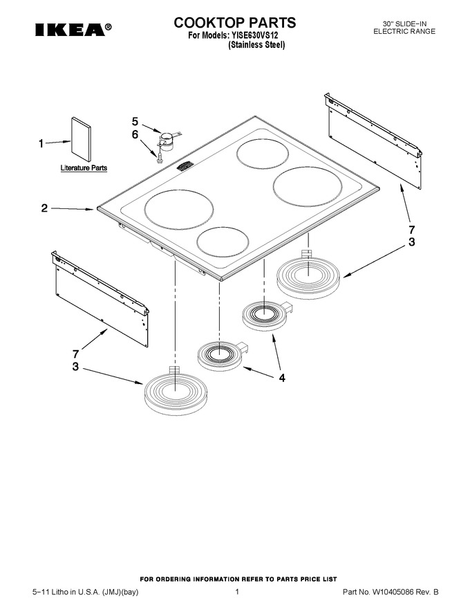 Diagram for YISE630VS12