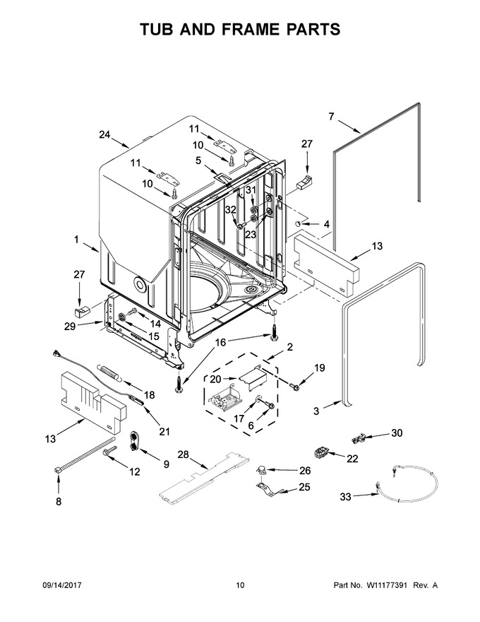 Diagram for KDFE454CSS5